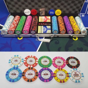 게임칩 포커칩 포커카드  홀덤칩 숫자칩 투라인숫자칩 500세트