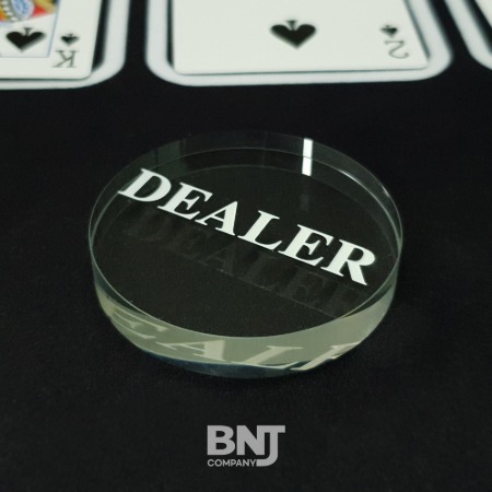 아크릴 딜러 버튼 소형