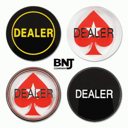 아크릴 딜러 버튼 4종