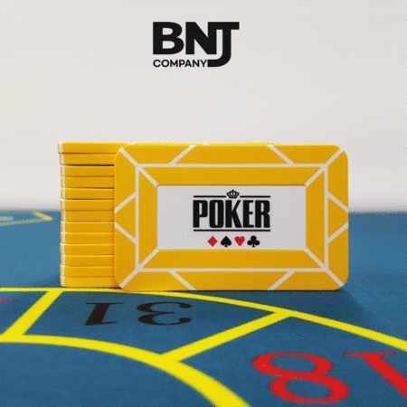 고급 카지노칩 라인 사각 포커게임칩