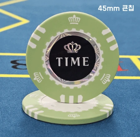 (홀로그램 타임칩)빅칩 큰칩 45mm 바운티칩 타임칩 홀덤칩 홀덤용품